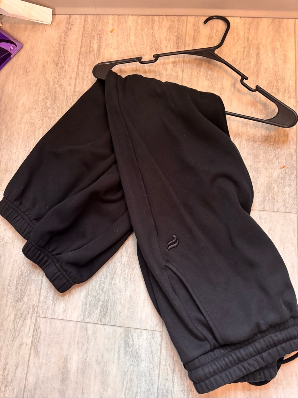 Fabletics Black Track Joggers